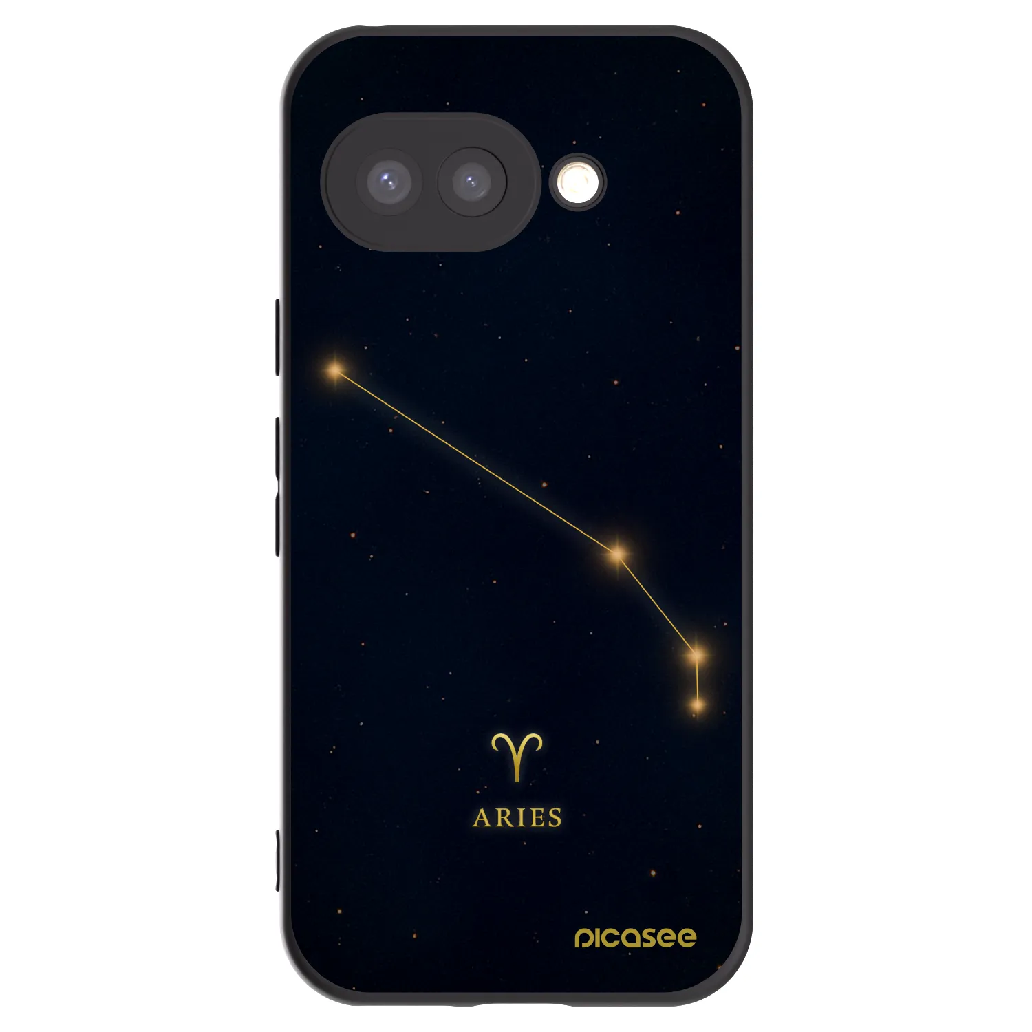 Picasee silikónový čierny obal pre Google Pixel 9a - ARIES