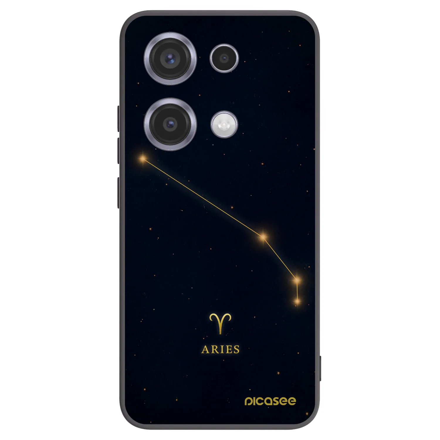 Picasee silikónový čierny obal pre Xiaomi Redmi Note 14S - ARIES