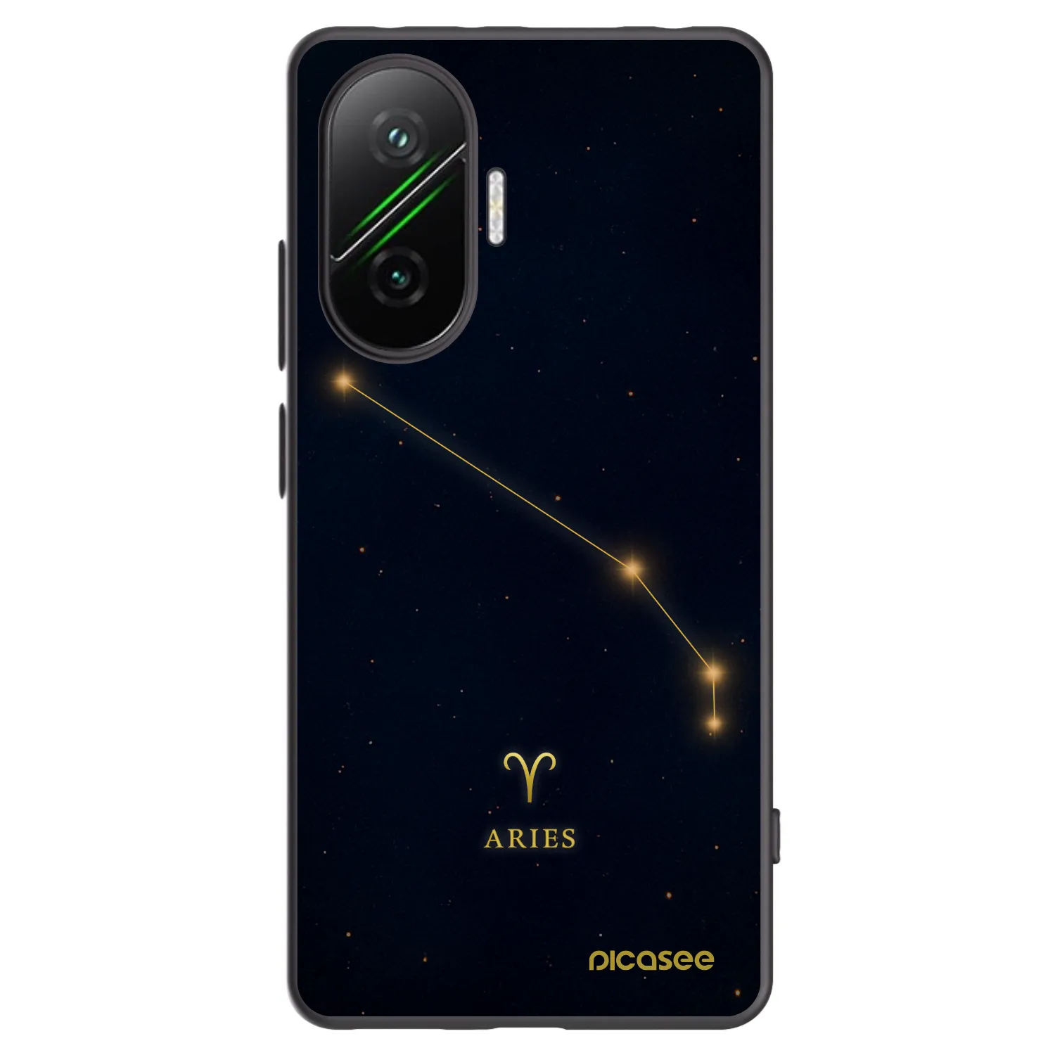 Picasee silikónový čierny obal pre Xiaomi Poco F7 5G - ARIES