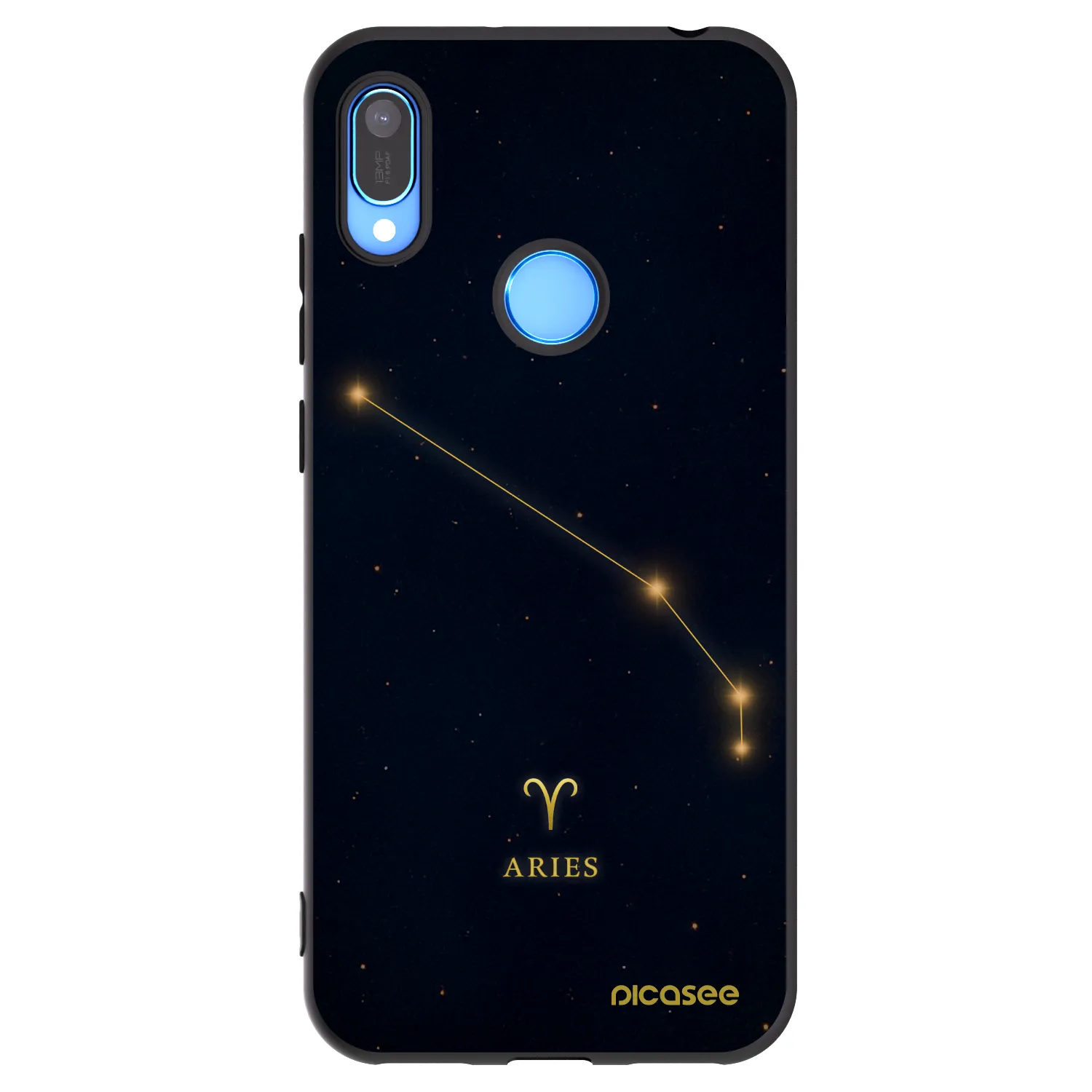 Picasee silikónový čierny obal pre Huawei Y6 2019 - ARIES
