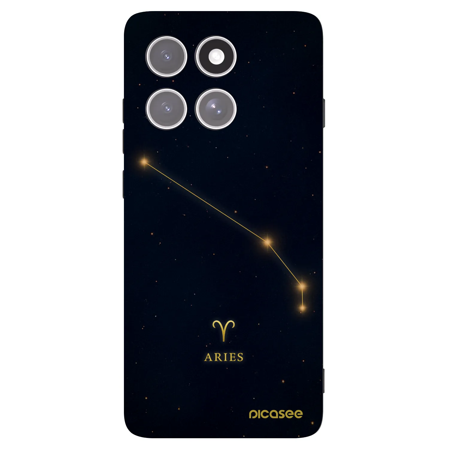 Picasee silikónový čierny obal pre Motorola Edge 60 Pro - ARIES