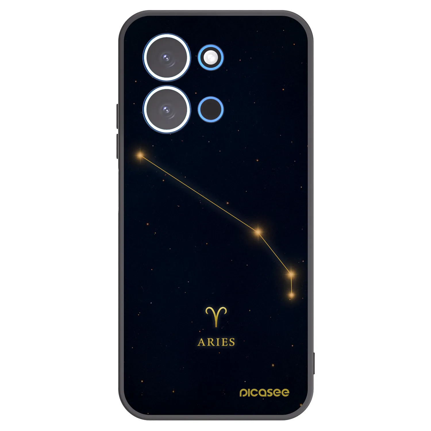 Picasee silikónový čierny obal pre Xiaomi Redmi 15C 4G - ARIES