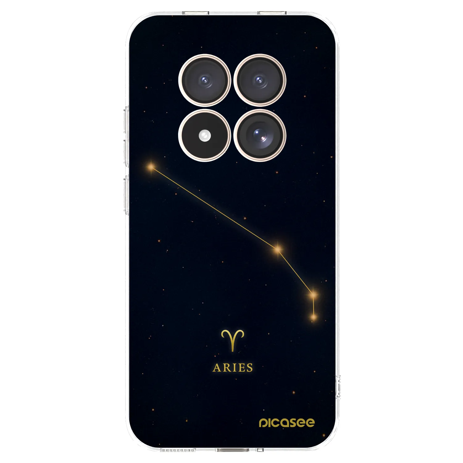 Picasee silikónový prehľadný obal pre Xiaomi Redmi Note 15 Pro 4G - ARIES