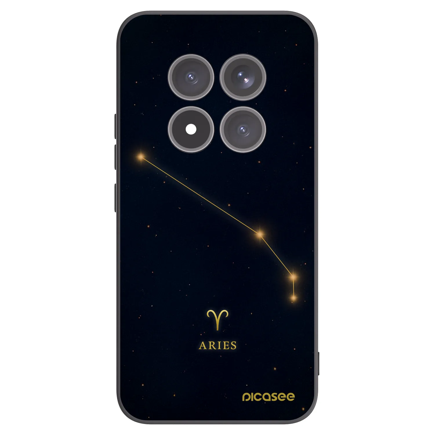 Picasee silikónový čierny obal pre Xiaomi Redmi Note 15 Pro+ - ARIES