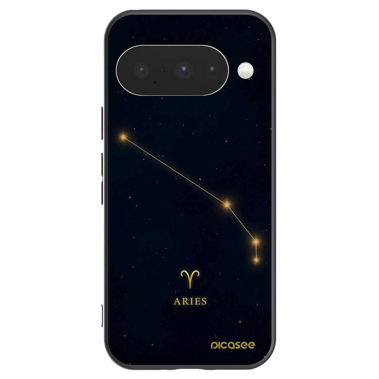 Picasee silikónový čierny obal pre Google Pixel 10 - ARIES