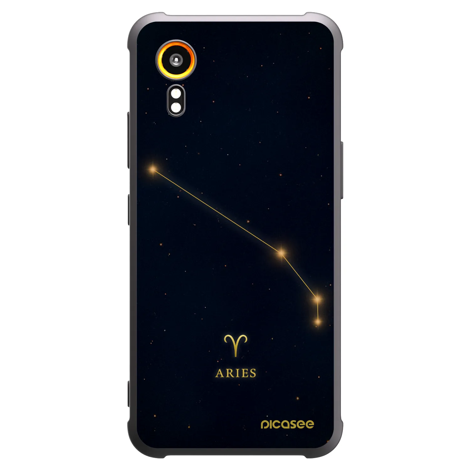 Picasee silikónový čierny obal pre Samsung Galaxy Xcover 7 - ARIES