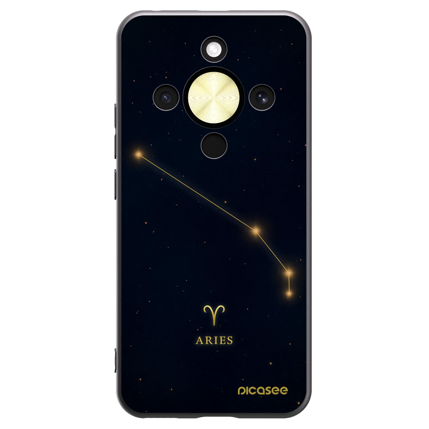 Picasee silikónový čierny obal pre Honor Magic8 Lite 5G - ARIES