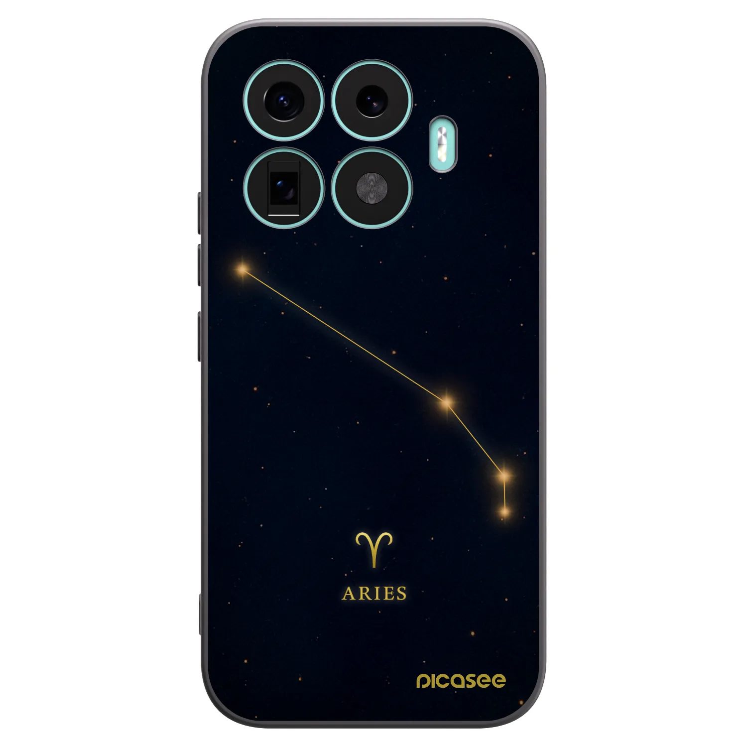 Picasee silikónový čierny obal pre Xiaomi 17T - ARIES
