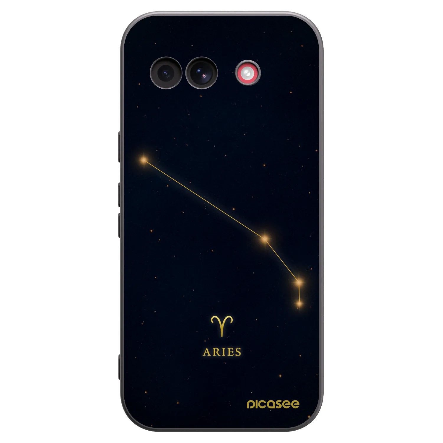Picasee silikónový čierny obal pre Google Pixel 10a - ARIES
