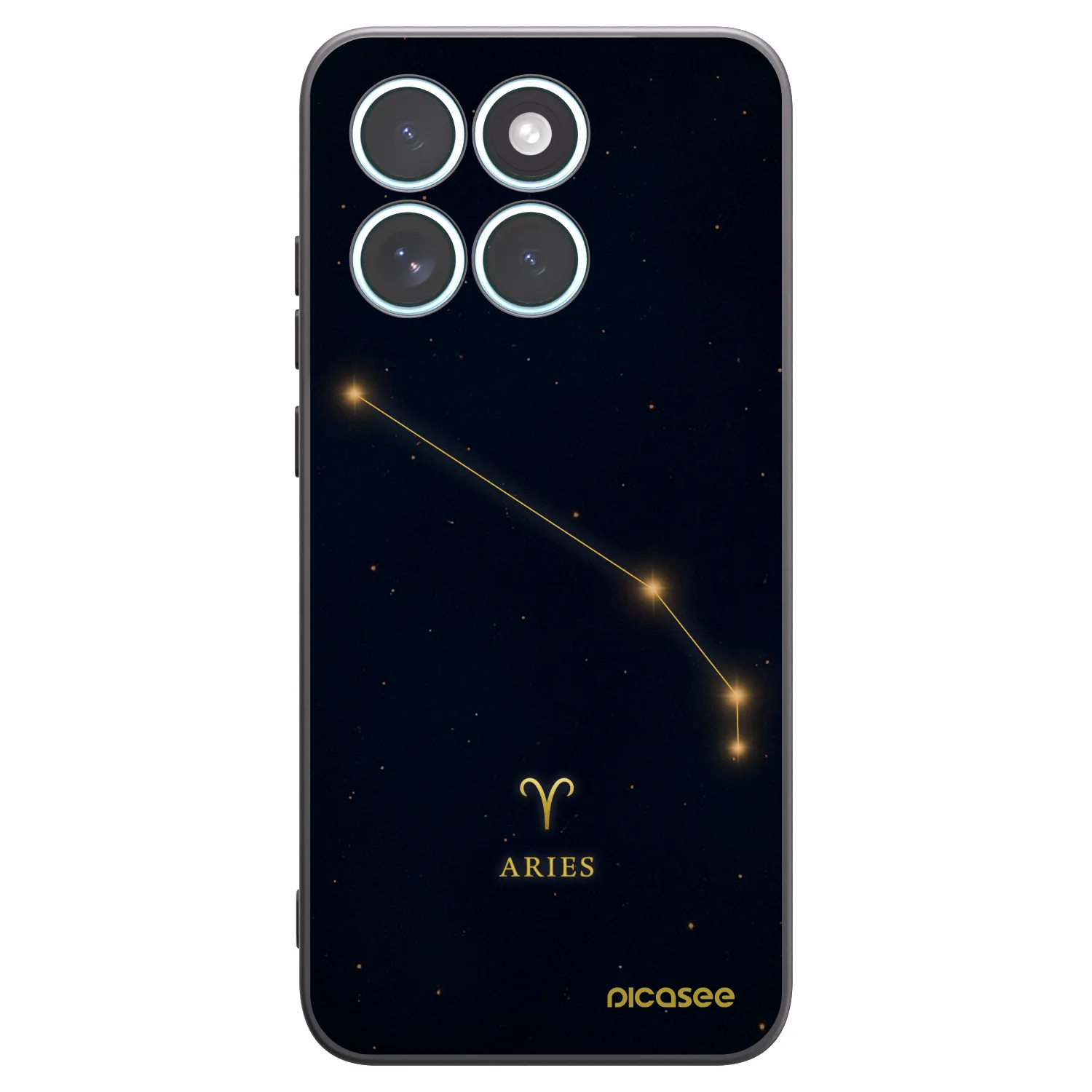 Picasee silikónový čierny obal pre Motorola Edge 70 Fusion - ARIES