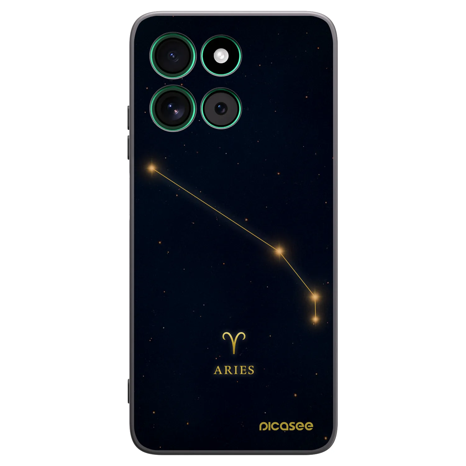 Picasee silikónový čierny obal pre Motorola Moto G57 Power - ARIES