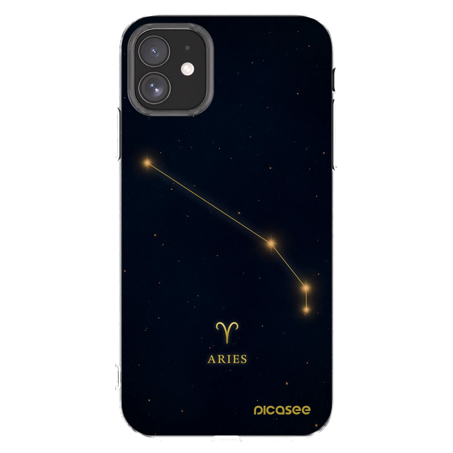 Picasee silikónový prehľadný obal pre Apple iPhone 11 - ARIES