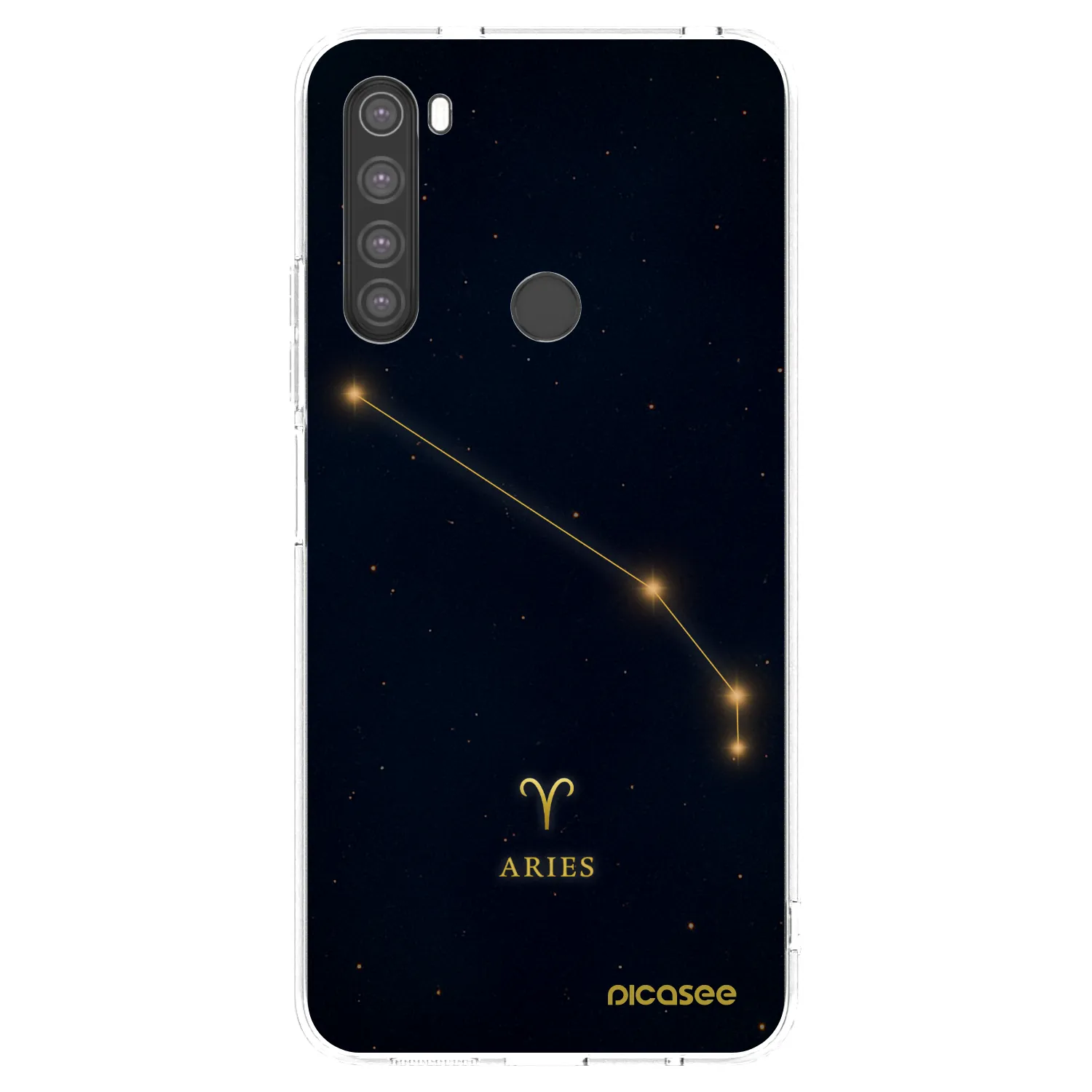 Picasee silikónový prehľadný obal pre Xiaomi Redmi Note 8 - ARIES