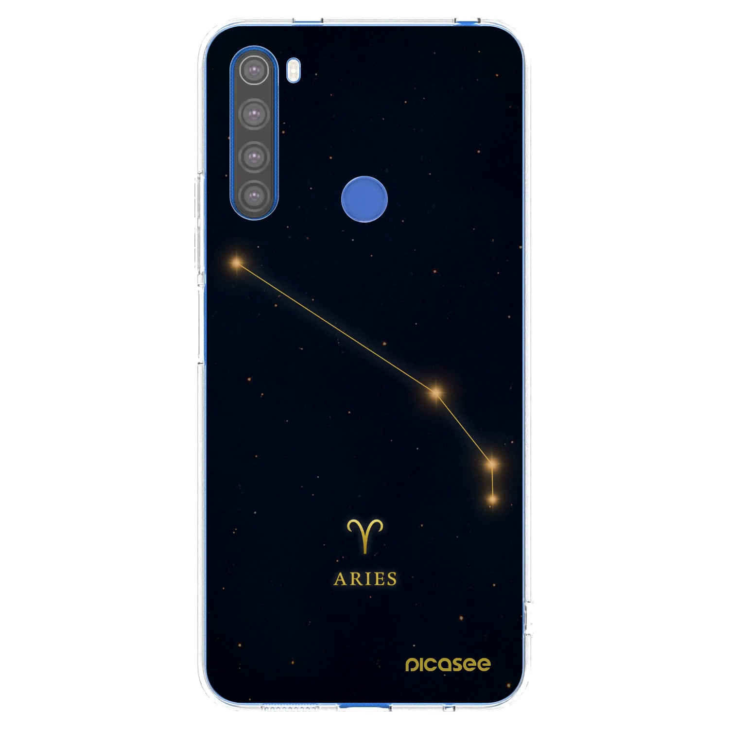 Picasee silikónový prehľadný obal pre Xiaomi Redmi Note 8T - ARIES