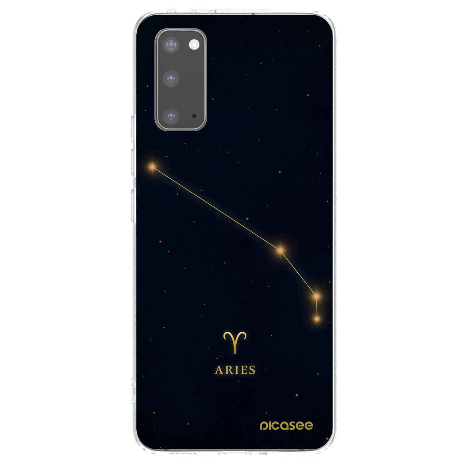 Picasee silikónový prehľadný obal pre Samsung Galaxy S20 G980F - ARIES