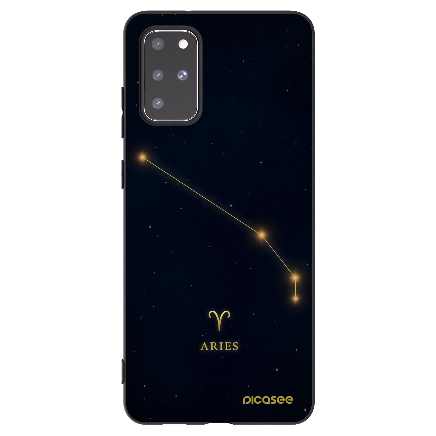 Picasee silikónový čierny obal pre Samsung Galaxy S20+ G985F - ARIES