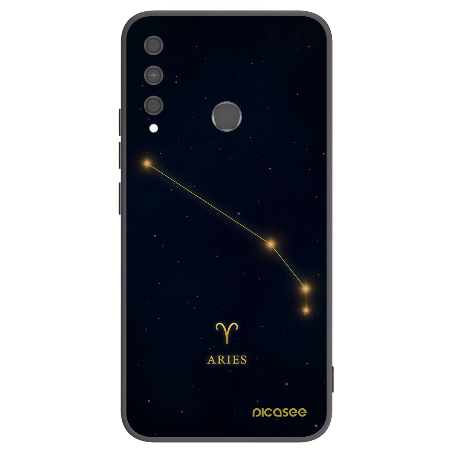 Picasee silikónový čierny obal pre Huawei P40 Lite E - ARIES