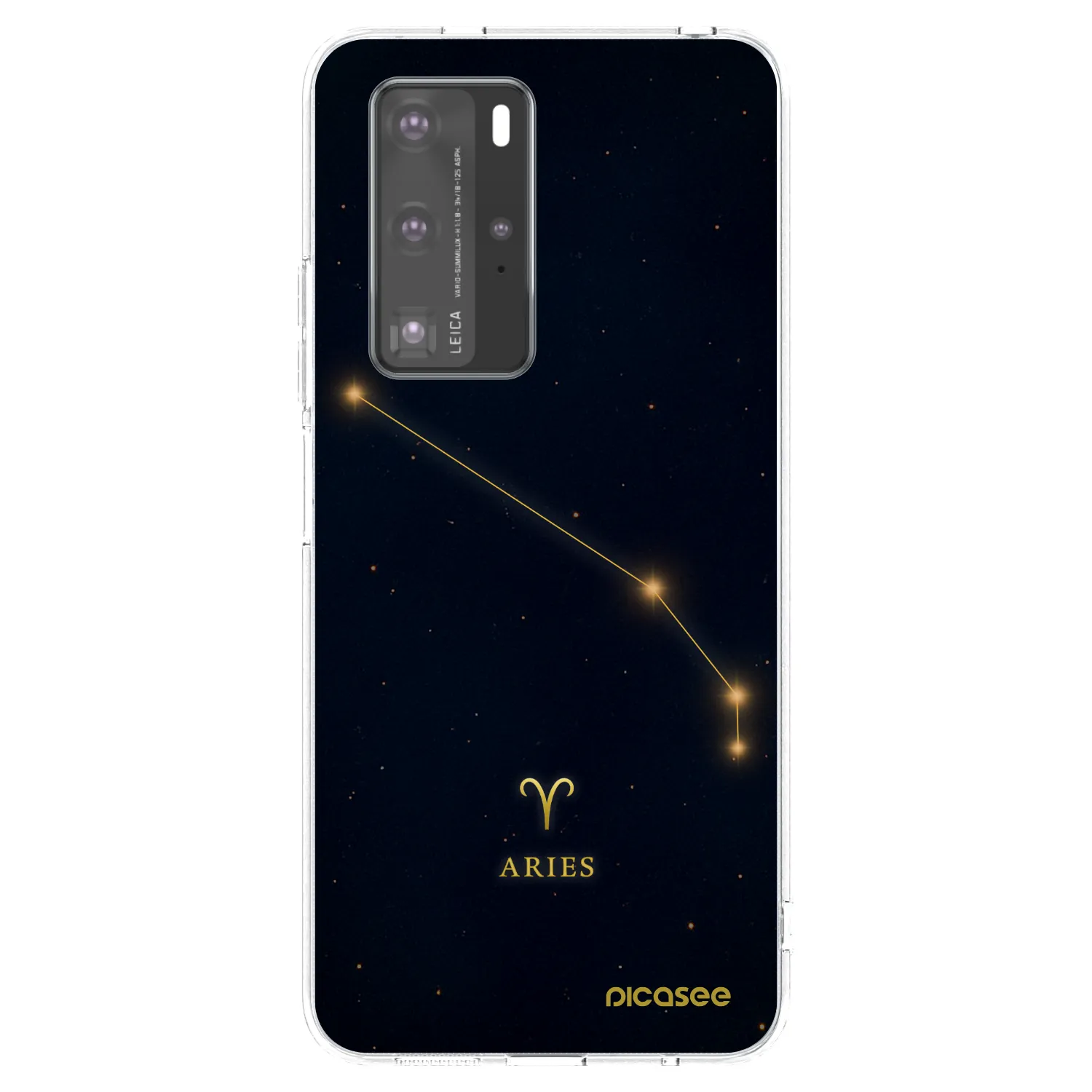Picasee silikónový prehľadný obal pre Huawei P40 Pro - ARIES
