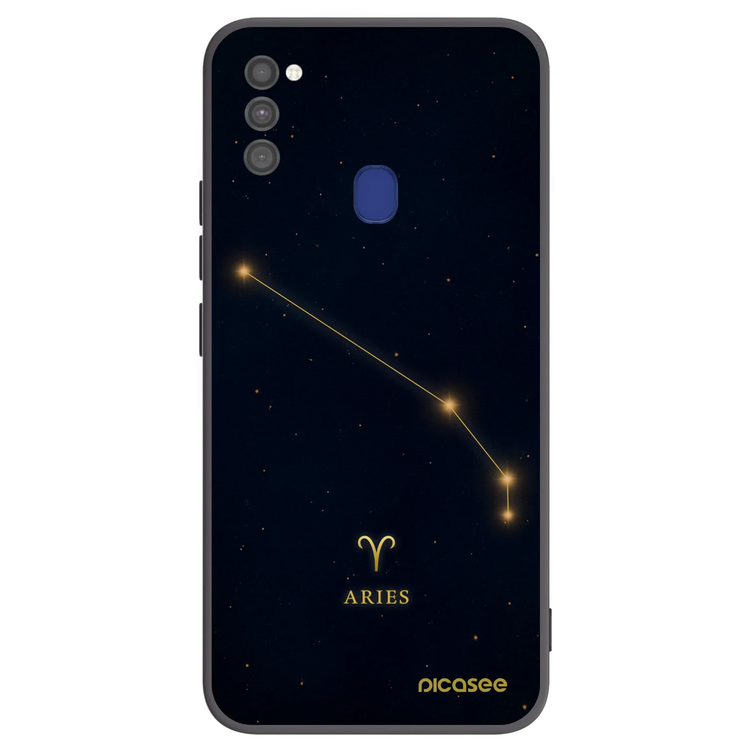 Picasee silikónový čierny obal pre Samsung Galaxy M21 M215F - ARIES