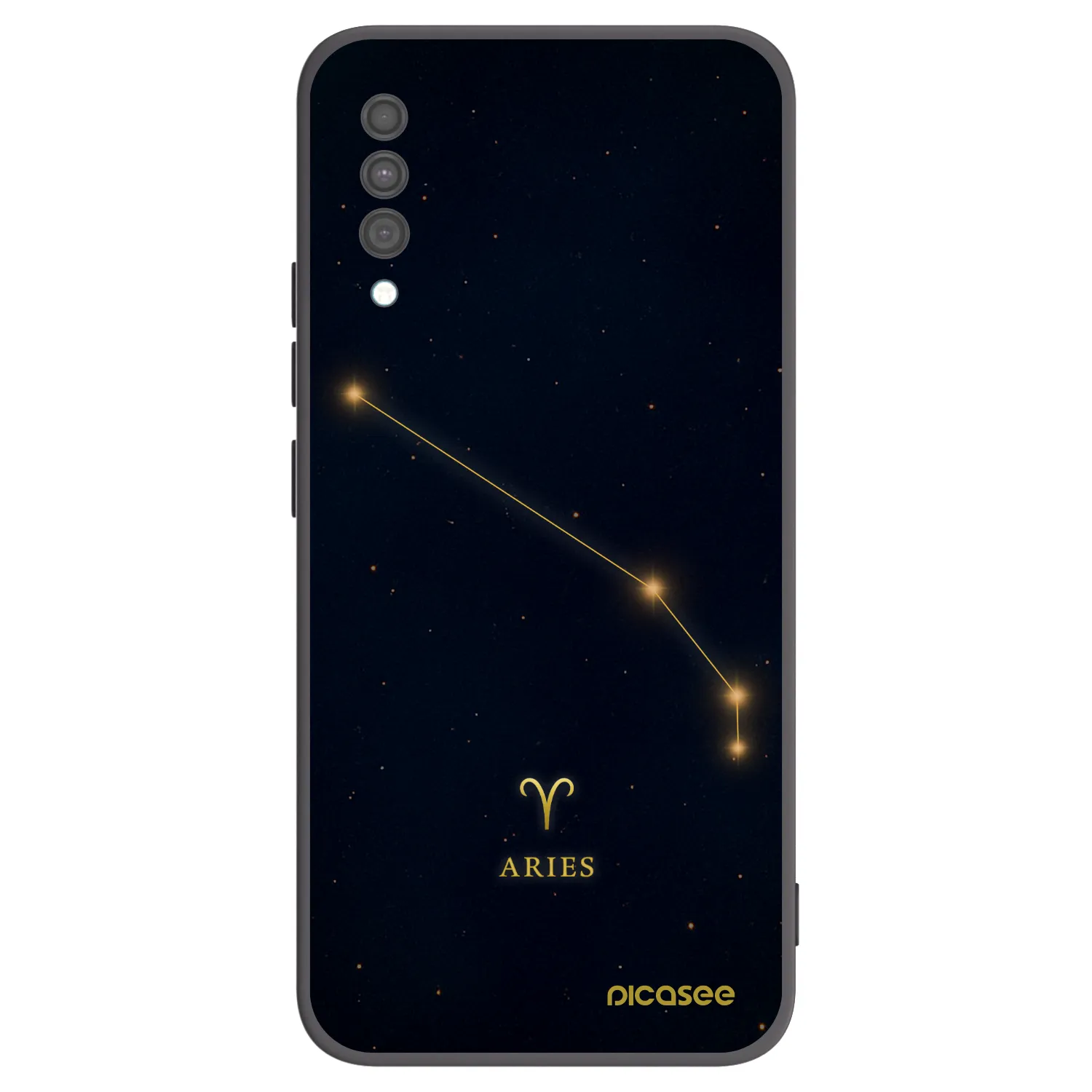 Picasee silikónový čierny obal pre Samsung Galaxy A30s A307F - ARIES