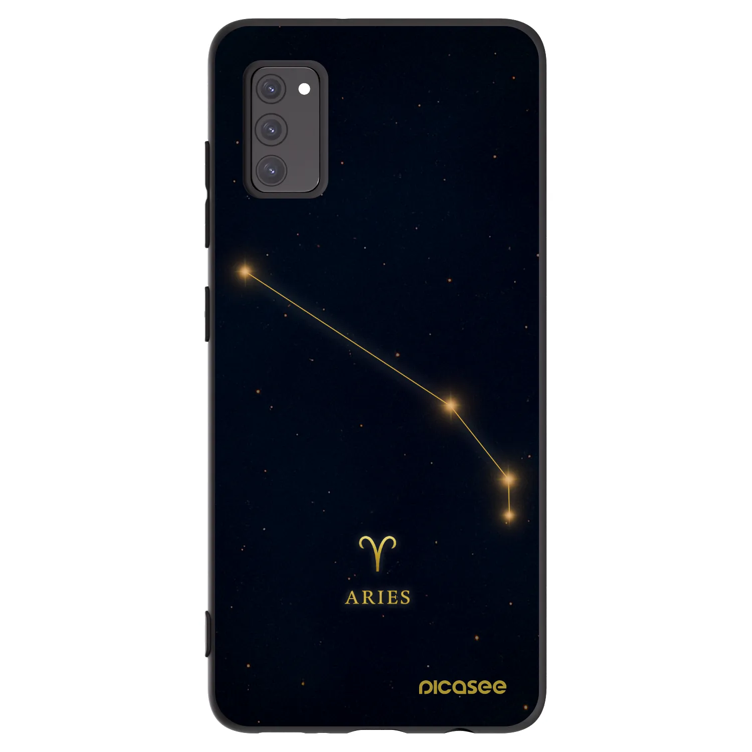 Picasee silikónový čierny obal pre Samsung Galaxy A41 A415F - ARIES