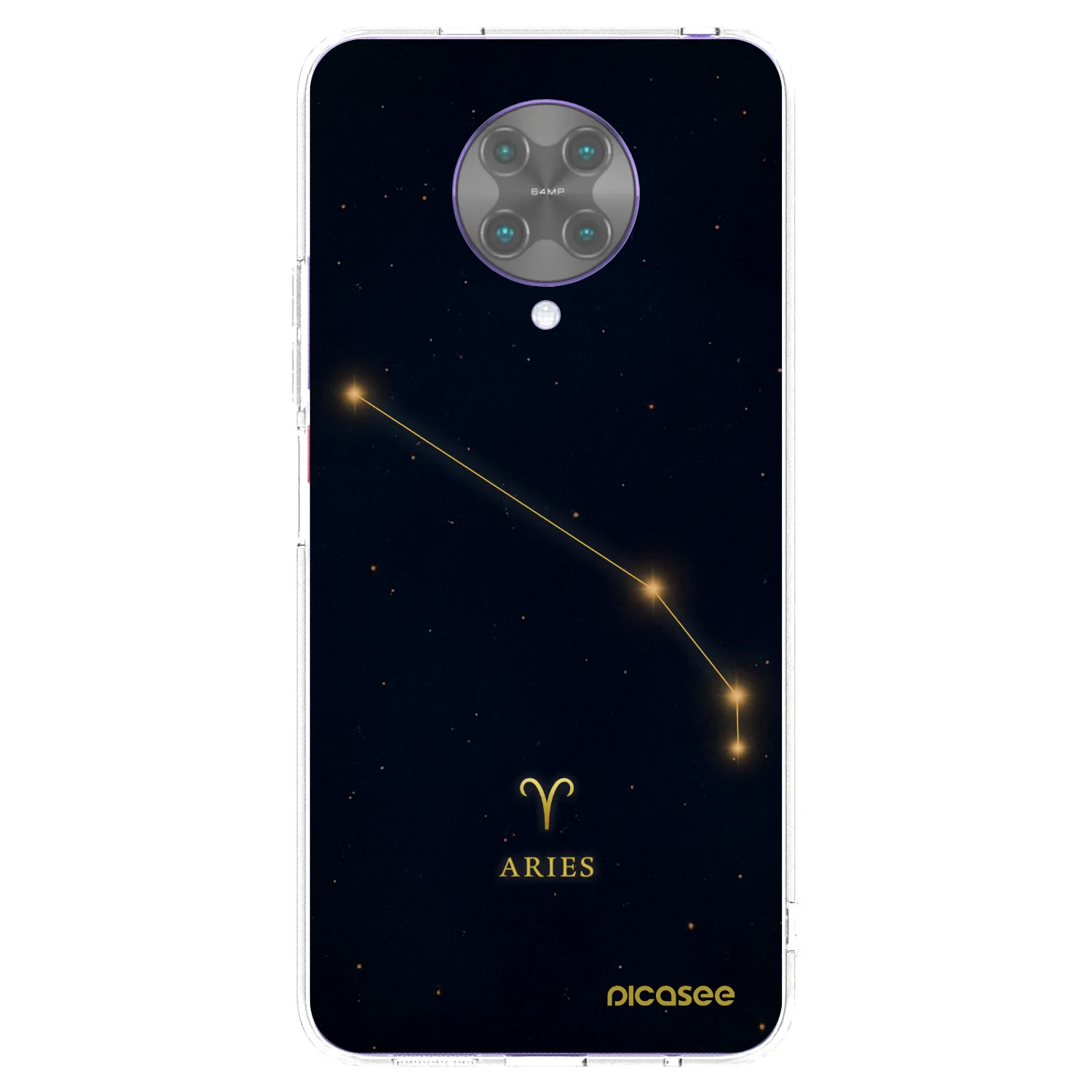 Picasee silikónový prehľadný obal pre Xiaomi Poco F2 Pro - ARIES