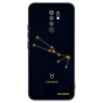 Picasee silikónový čierny obal pre Xiaomi Redmi 9 - TAURUS