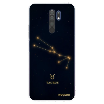Picasee silikónový prehľadný obal pre Xiaomi Redmi 9 - TAURUS