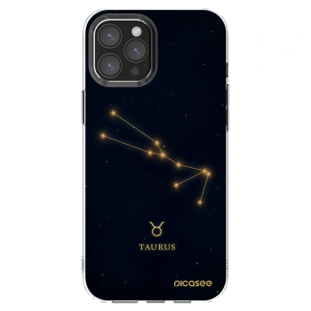 Picasee silikónový prehľadný obal pre Apple iPhone 12 Pro Max - TAURUS