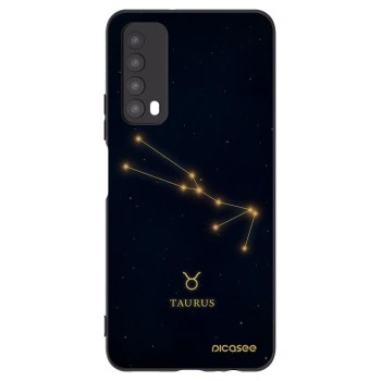 Picasee silikónový čierny obal pre Huawei P Smart 2021 - TAURUS