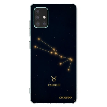 Picasee silikónový prehľadný obal pre Samsung Galaxy M51 M515F - TAURUS