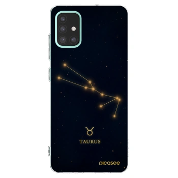 Picasee silikónový prehľadný obal pre Samsung Galaxy M31s - TAURUS