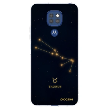 Picasee silikónový prehľadný obal pre Motorola Moto G9 Play - TAURUS