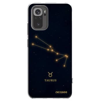 Picasee silikónový prehľadný obal pre Xiaomi Redmi Note 10 - TAURUS