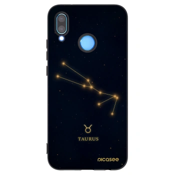 Picasee silikónový čierny obal pre Huawei P20 Lite - TAURUS