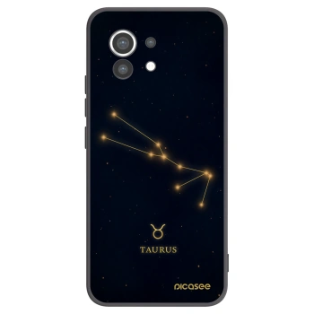 Picasee silikónový čierny obal pre Xiaomi Mi 11 - TAURUS
