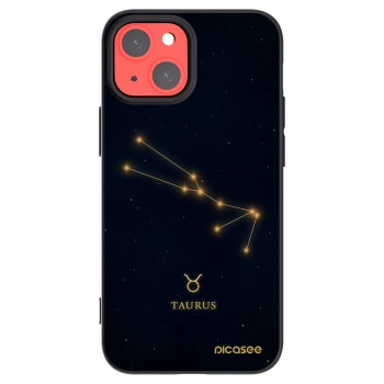 Picasee silikónový čierny obal pre Apple iPhone 13 mini - TAURUS