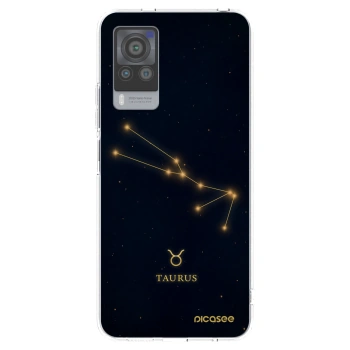Picasee silikónový prehľadný obal pre Vivo X60 Pro 5G - TAURUS