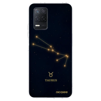 Picasee silikónový prehľadný obal pre Realme 8 5G - TAURUS