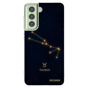 Picasee silikónový prehľadný obal pre Samsung Galaxy S21 FE 5G - TAURUS