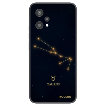 Picasee silikónový čierny obal pre Realme 9 Pro 5G - TAURUS