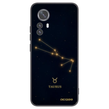 Picasee silikónový čierny obal pre Xiaomi 12 Pro - TAURUS