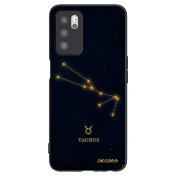 Picasee silikónový čierny obal pre OPPO A16s - TAURUS