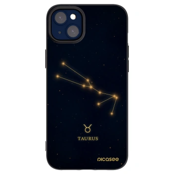 Picasee silikónový čierny obal pre Apple iPhone 14 Plus - TAURUS