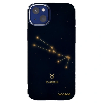 Picasee silikónový prehľadný obal pre Apple iPhone 14 Plus - TAURUS