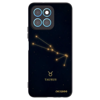 Picasee silikónový čierny obal pre Honor X8 5G - TAURUS