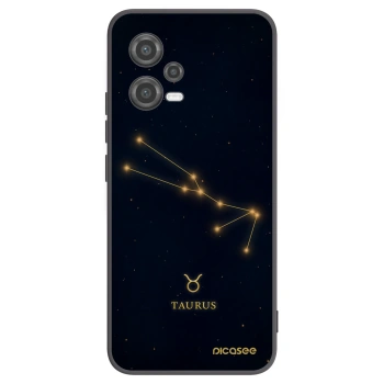 Picasee silikónový čierny obal pre Xiaomi Poco X5 - TAURUS