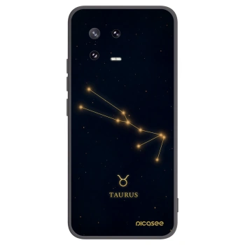Picasee silikónový čierny obal pre Xiaomi 13 Pro - TAURUS