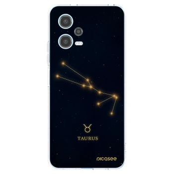 Picasee silikónový prehľadný obal pre Xiaomi Redmi Note 12 5G - TAURUS