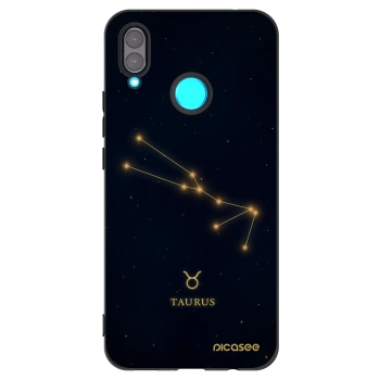 Picasee silikónový čierny obal pre Huawei Nova 3 - TAURUS